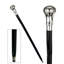 Flamboyant Floral Solid Hardwood Walking Stick