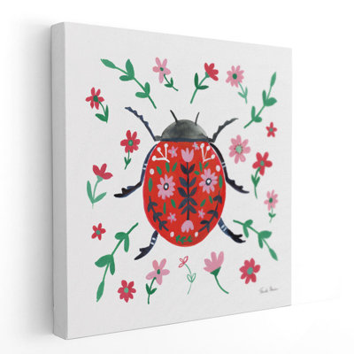 Folk Beetle I - reproduction d'art sur toile