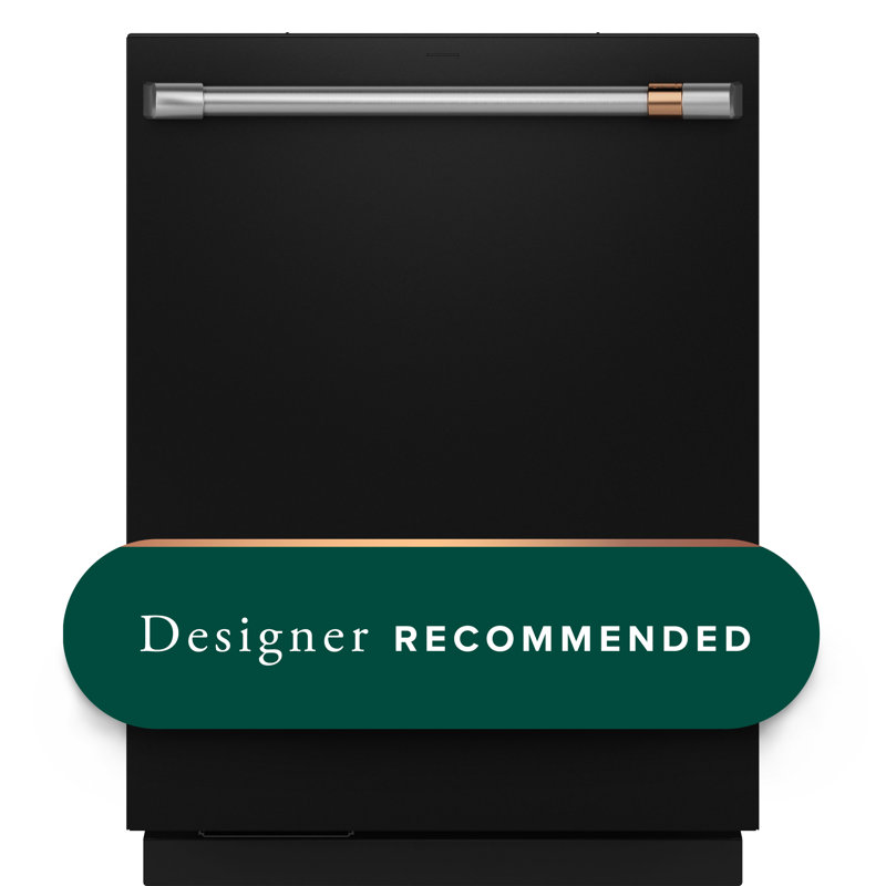 Café CustomFit Stainless Interior Smart Dishwasher with Ultra Wash Top Rack and Dual Convection Ultra Dry, LED Lights, 39 dBA