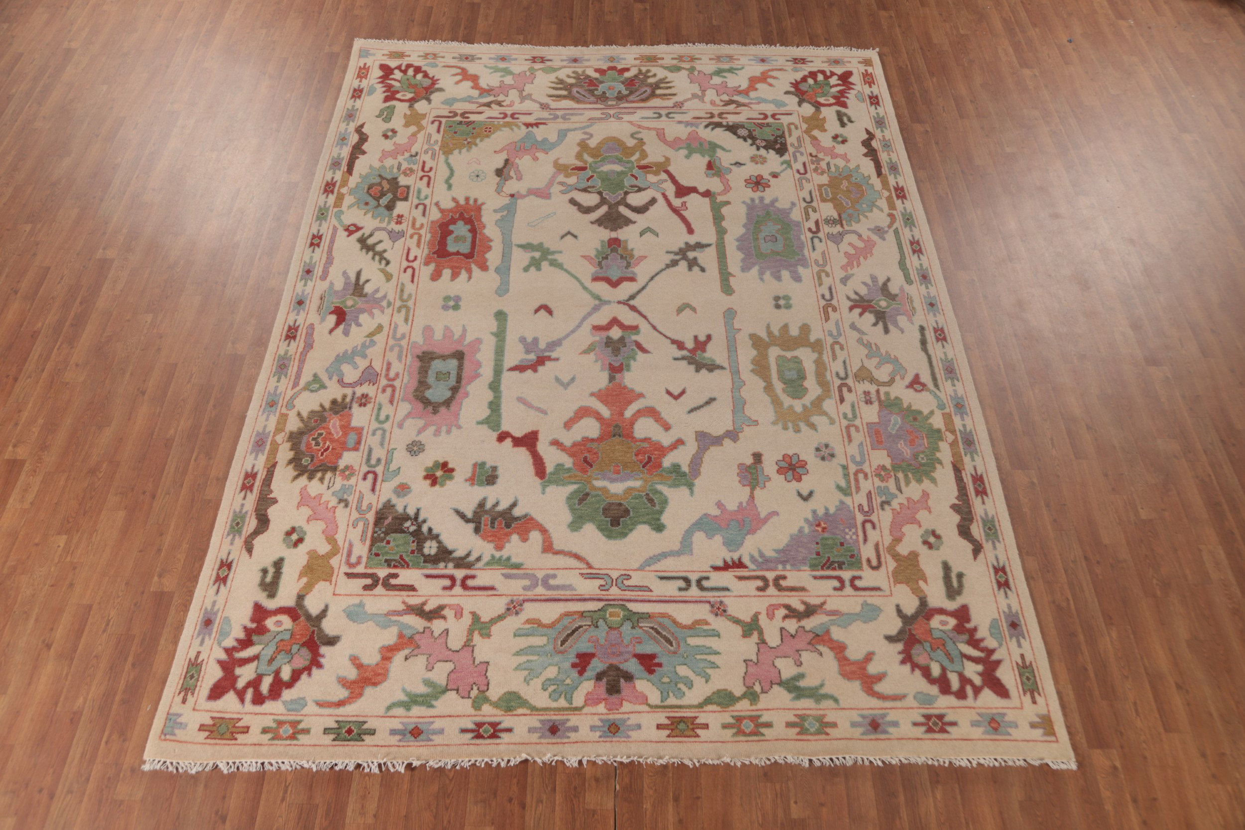 Isabelline All-Over Oushak Oriental Area Rug 9x12 | Wayfair