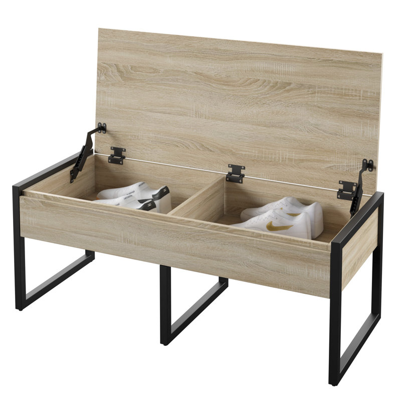 Caudillo Storage Bench, Bishop Oak