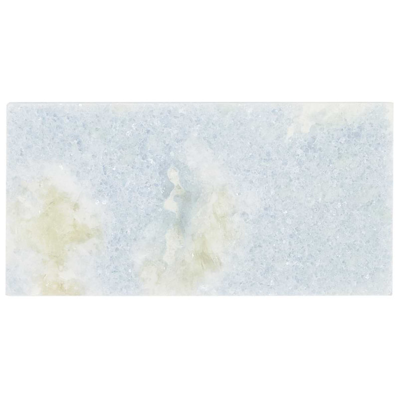 Blue Celeste 3X6 Polished Marble Tile