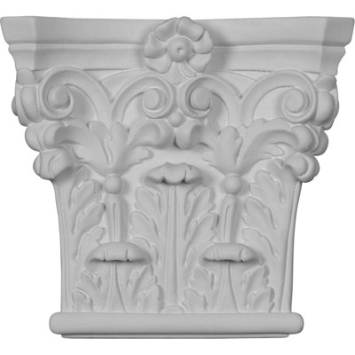 Corinthian 6 3/8"H x 7"W x 1 3/4"D Pilaster Corbel