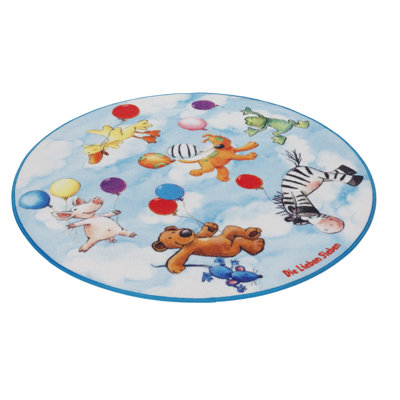 Die Lieben Sieben Round Area Rug