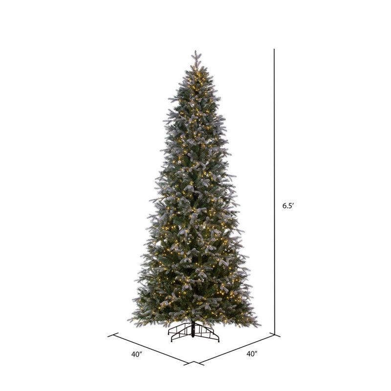 Gewirtz 6.5' H Lighted Artificial Fir Christmas Tree
