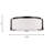 White Linen Shade Flush Mount-585525711