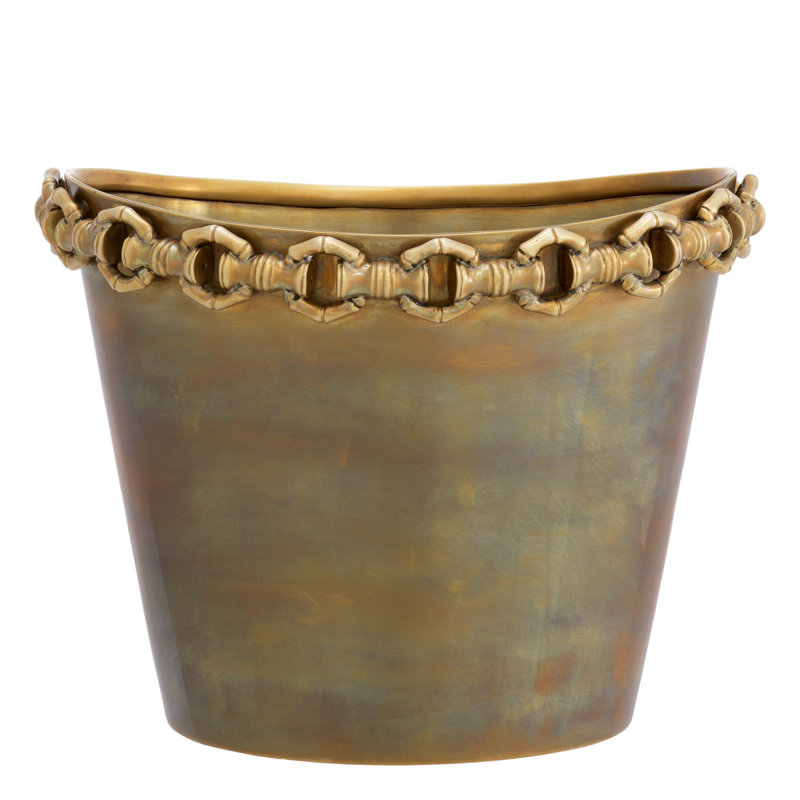 Clementine Brass Wine Cooler