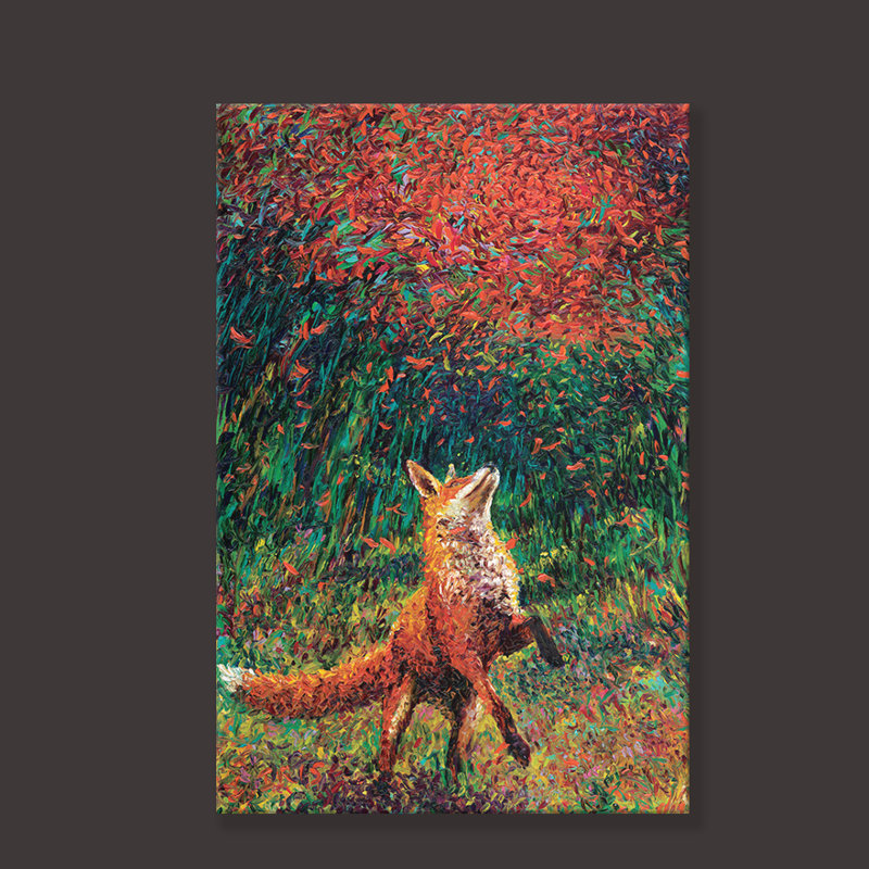 Fox Fire by Iris Scott - Wrapped Canvas Print, 152.5 cm H x 101.5 cm W