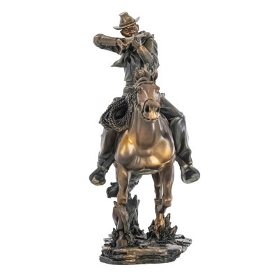 Statue de tireur Wild West