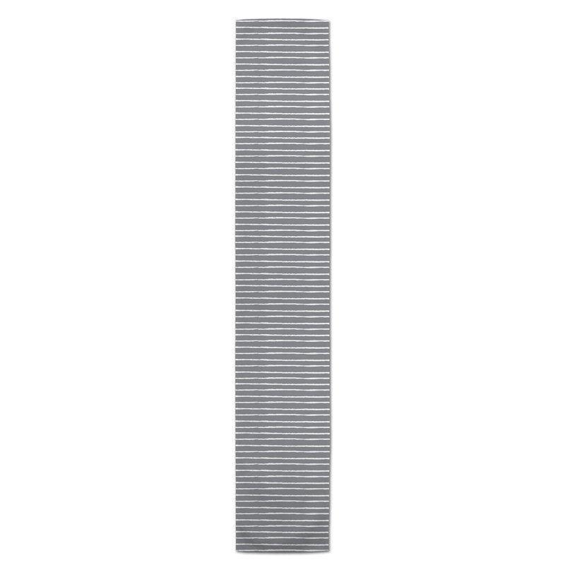 Chemin de table Vancouver, 72 po x 16 po, Gris