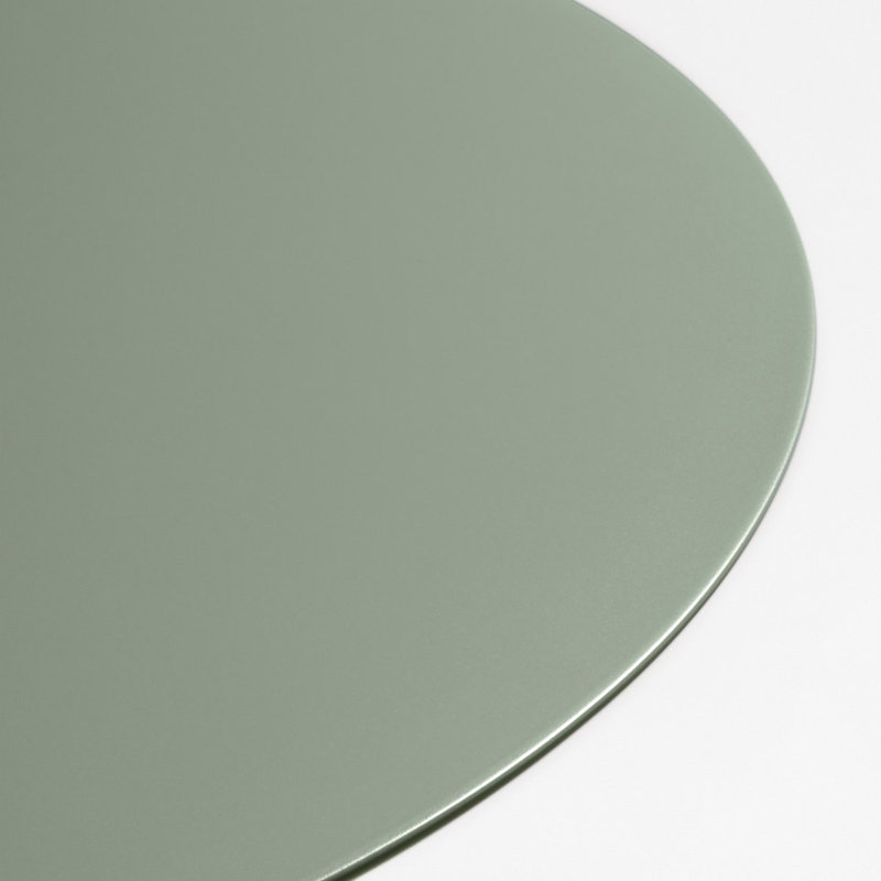 Circula Coffee Table, Gray Green, 15" H x 36" L x 36" W