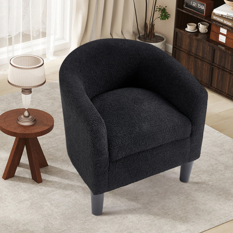 Fauteuil d'appoint 25,2 po, Noir