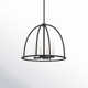 Roumel 4 Light Metal Lantern Chandelier