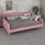 Upholstered Daybed With Support Legs-1711747223