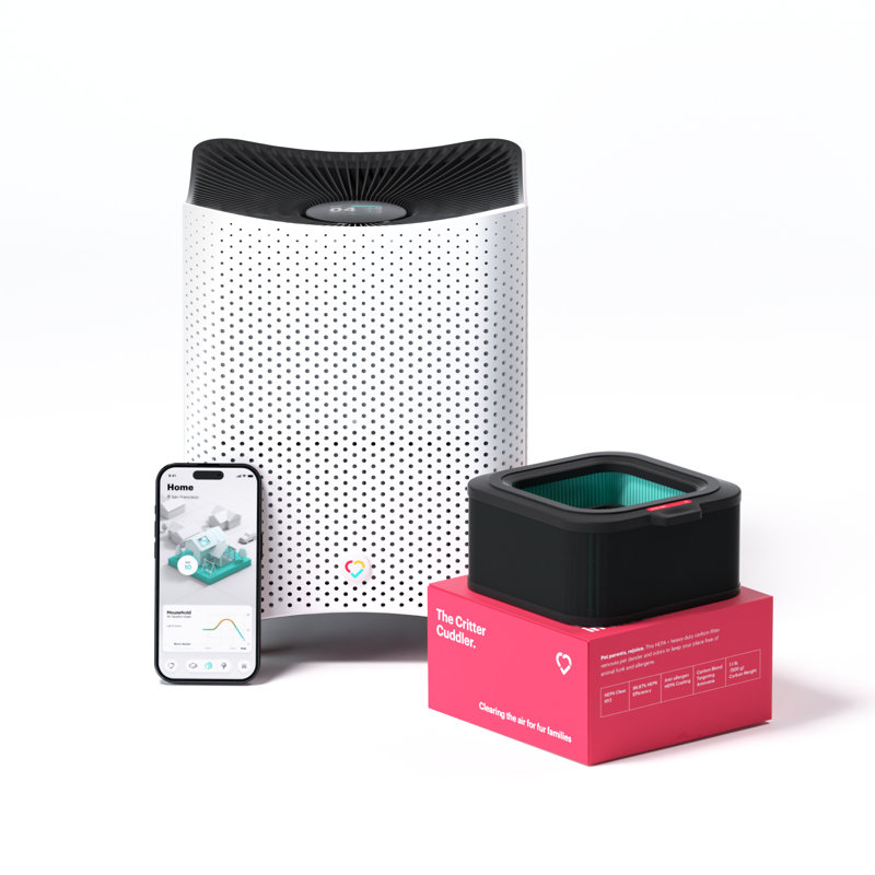 Mila Air Purifier with Critter Cuddler Filter for Pets
