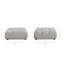 Repose-pieds cocktail capitonné large de 36 po Reva-118770115