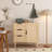 Modern Rattan Wood Dresser & Storage Cabinet – Sideboard for Bedroom, Living Room, Entryway, or Hallway