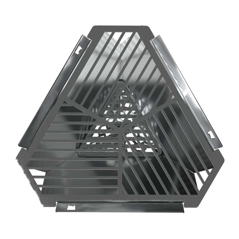 Stainless Steel Smokeless Fire Pit, Stainless Silver
