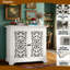 Buffet rustique en bois 2 portes