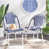 Blanc / bleu marine-blanc
