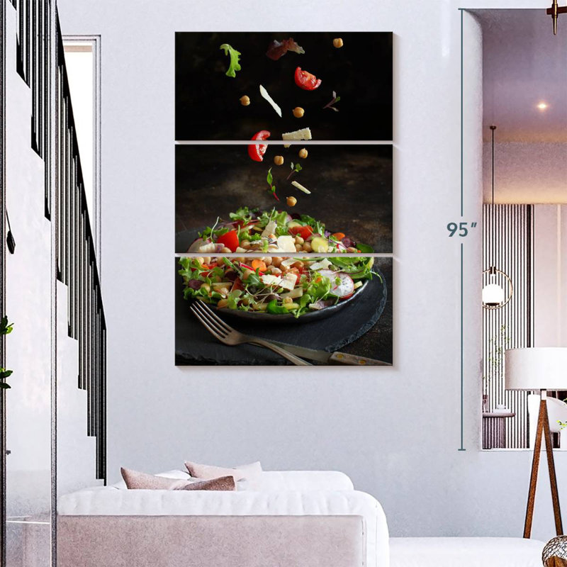 Yarlin Chickpea Salad, 74" H x 48" W