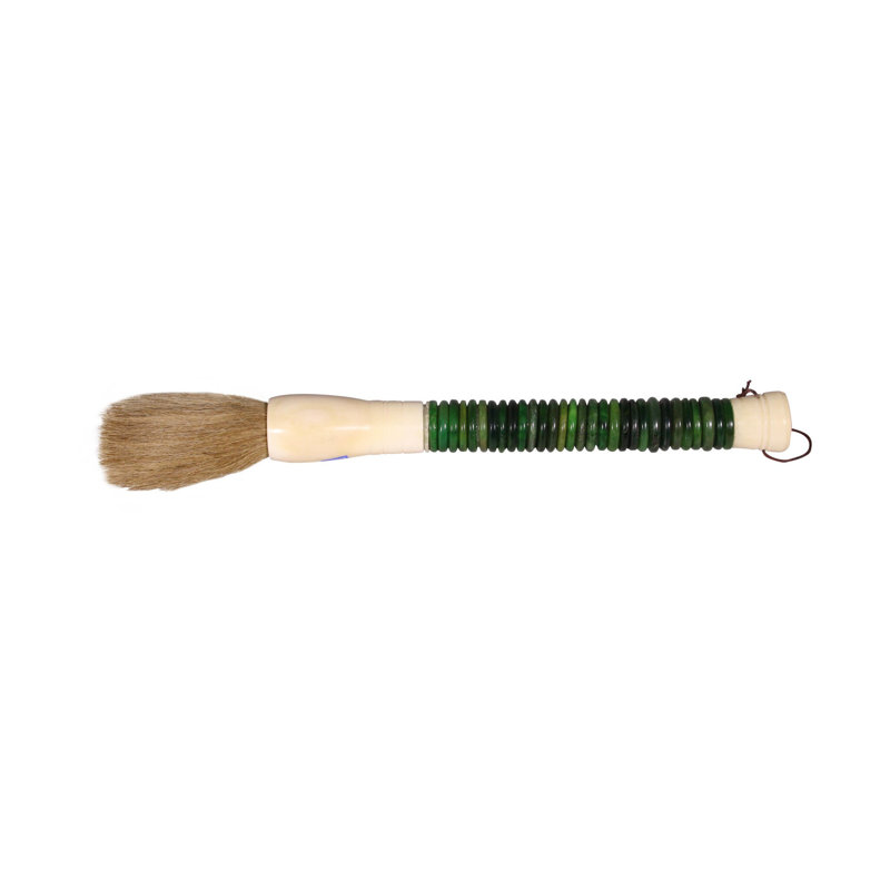 Brosse de calligraphie à disque abacus Dani, H 1,5 po x l 12 po x P 1,5 po, Vert