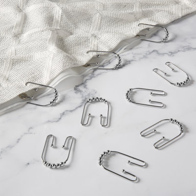 Clyde Shower Curtain Hook Chrome