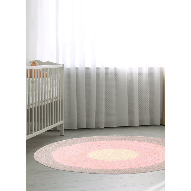 Palas Denizli Pink Rug 3'0" x 3'0", Pink 
