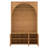Arched Hall Tree With Bench And Shoe Storage, Entryway Storage Bench With Hooks And Adjustable Shelves, 3 Cabinets-1634547957