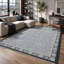 Geometric Cotton and Chenille Flatweave Area Rug-1687172040
