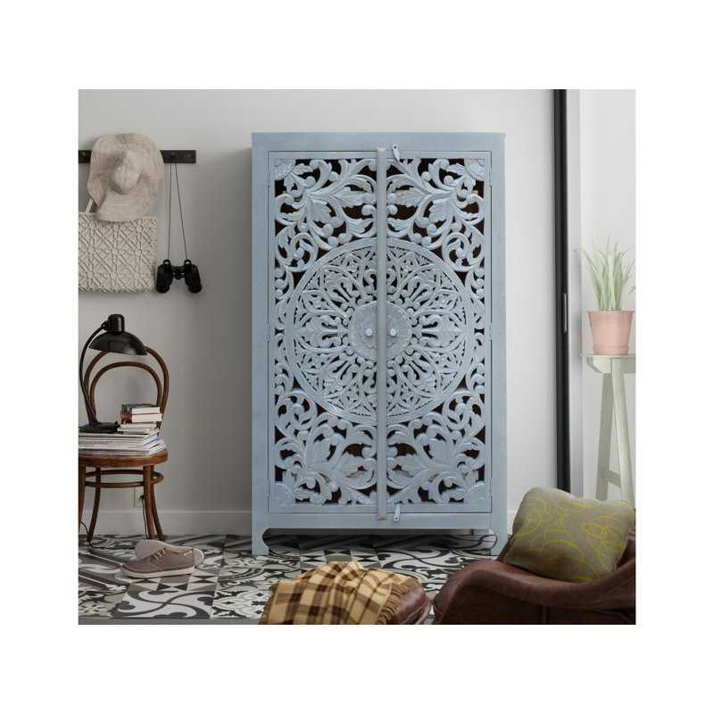 Reis Mango Wood Wardrobe