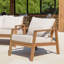 Garden Furniture Set 5 Seaters In Oiled Acacia