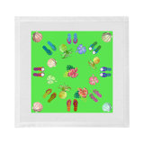 Winter In Florida Cotton Sateen Dinner Napkins