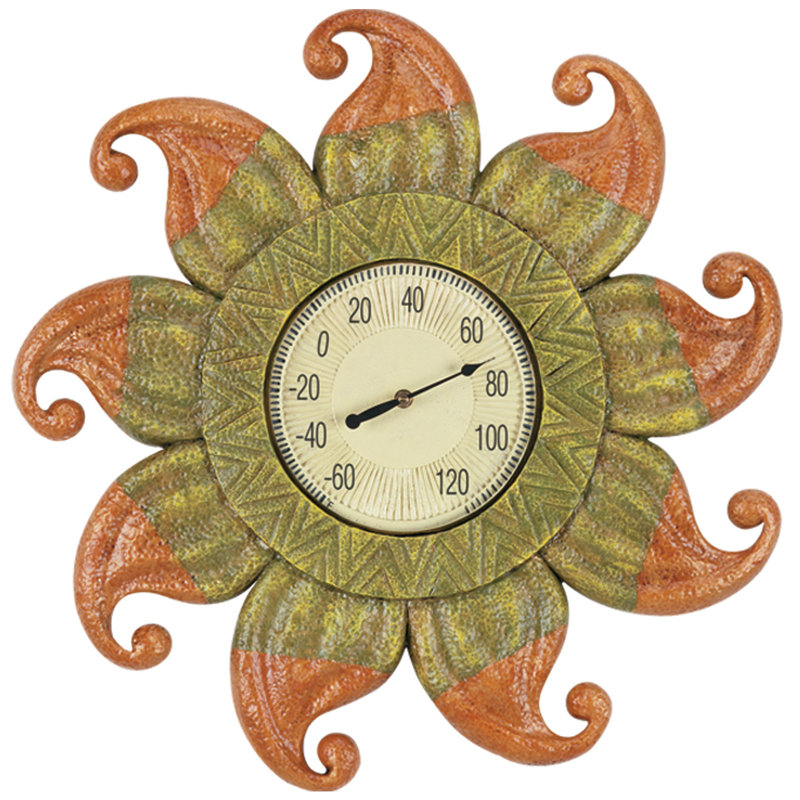 Soleil d'extérieur l 24 po avec thermomètre