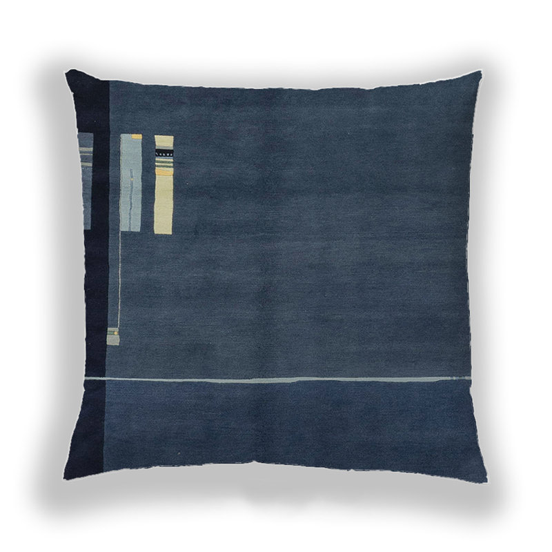 Coussin Abstract 1856, Microsuède