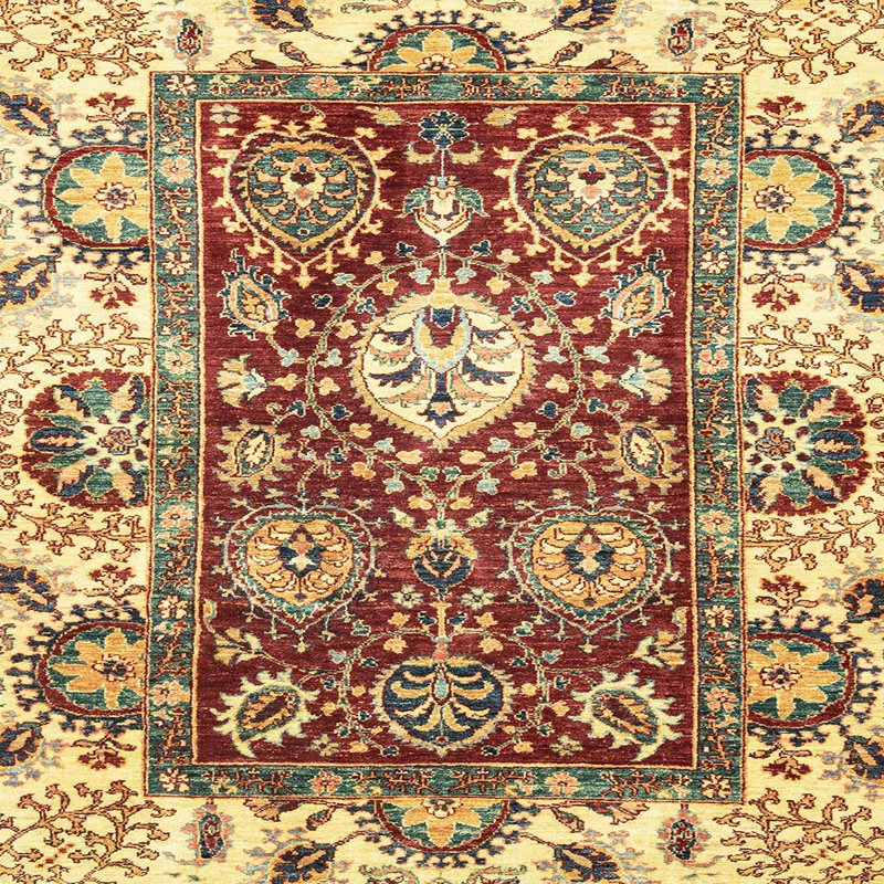 Tapis abstrait moderne 2978, Carré 8 pi