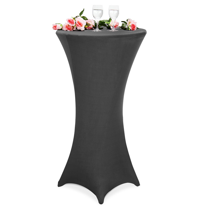 Lisbon Tablecloth, 80cm W x 80cm L, Anthracite