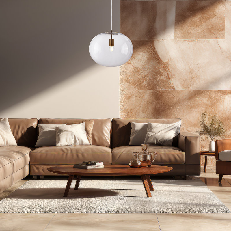 Campania 1 - Light Gold Sphere Pendant