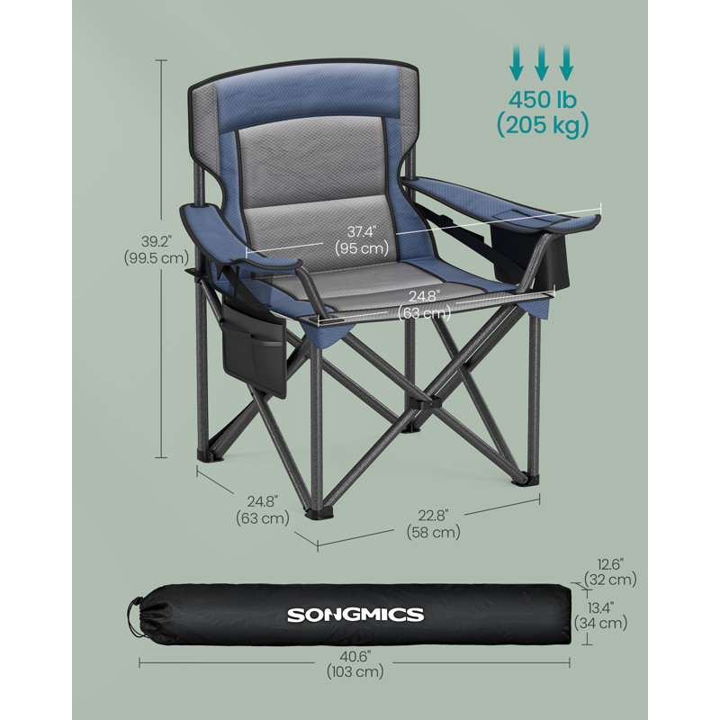 Folding Camping Chair, Blue