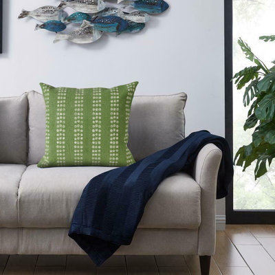 Coussin en coton Polka