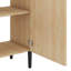 Ensemble de meuble-lavabo sur pied autoportant 21,6 pouces avec pieds en métal et rangement à gauche-570965910-570965911