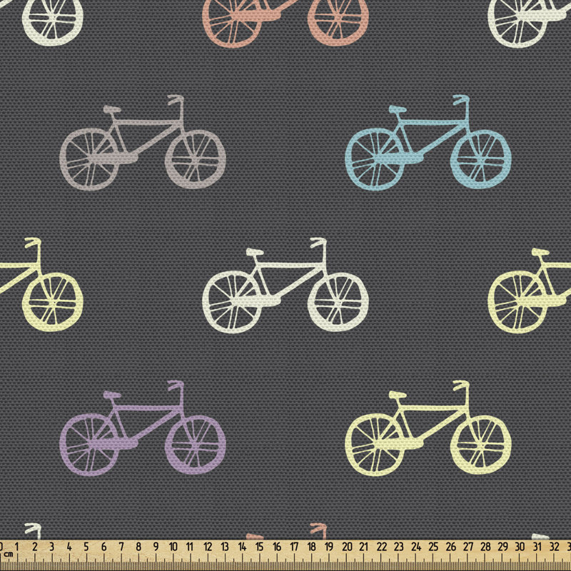 Tissu de vélo Ambesonne, l 58 po x L 180 po
