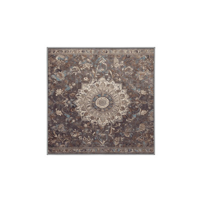 Machine Washable Gray Area Rug