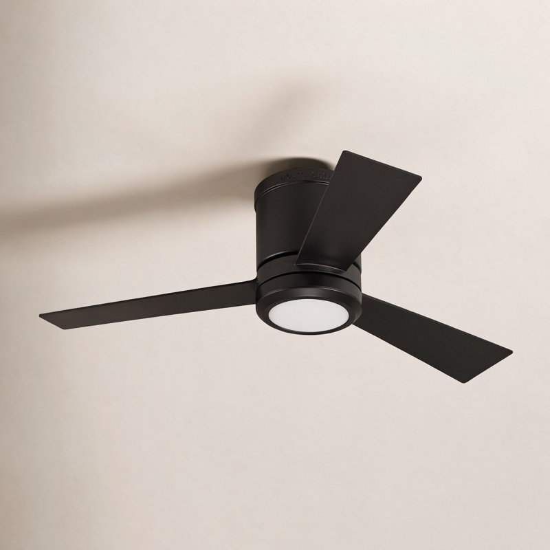 Ventilateur de plafond à DEL Rodrick, Bronze huilé avec pales bronze romain, 42 pouces