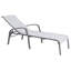 Chaise longue inclinable 66,34 po Amabelle