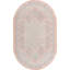Tapis oriental rose poudré Leea-591576106