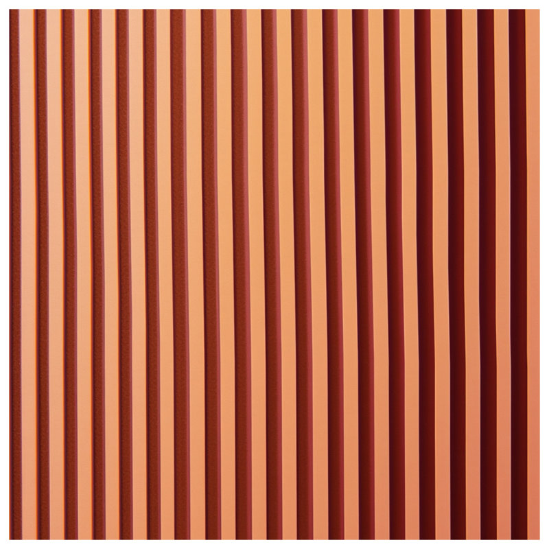 Couvertures verticales à rayures orange, 60in W x 80in H