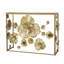Console dorée pour vestibule 39,5 po x 12 po x 30,5 po avec miroir
