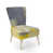Abstract Gray/Yellow Polyester Blend selected
