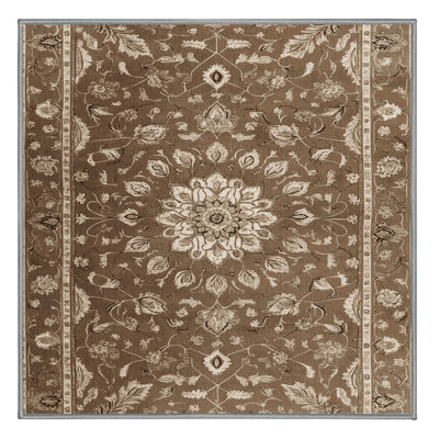 Machine Washable Persian Gray Area Rug